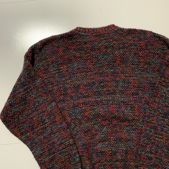 Vintage Bellagio Italy Multicolored 3D Artsy Crewneck Pullover Sweater - Picture 4 of 9
